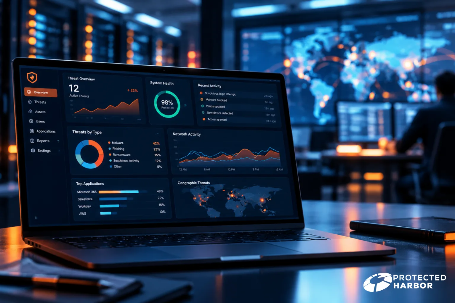Cybersecurity Awareness: Cinematic Cybersecurity Operations Center